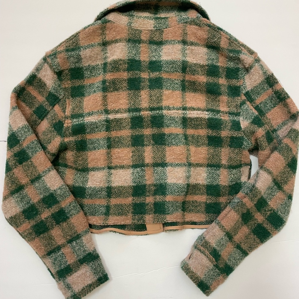 NWT House of Harlow 1960 Cropped Plaid Jacket Size M - Picture 9 of 11